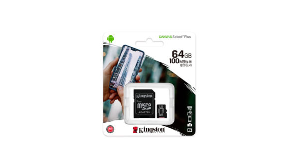 Tarjeta MicroSD Kingston Canvas Select Plus 64 GB - Imagen 3