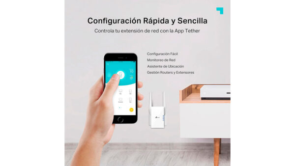 Extensor de Red - Repetidor Wi-Fi AX1500 - Imagen 3